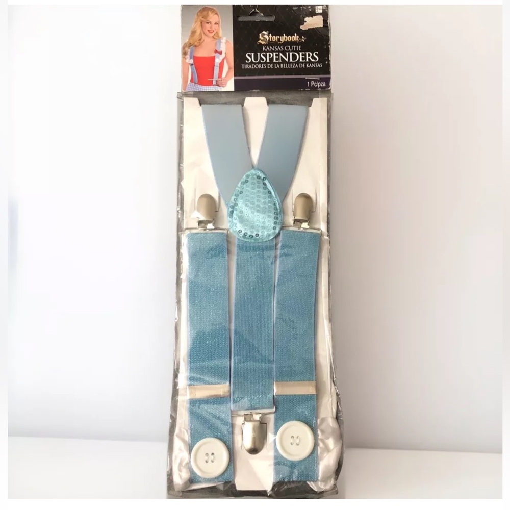 Storybook Kansas Cutie Suspenders Dorothy Wizard Of Oz Cosplay Costume Adult